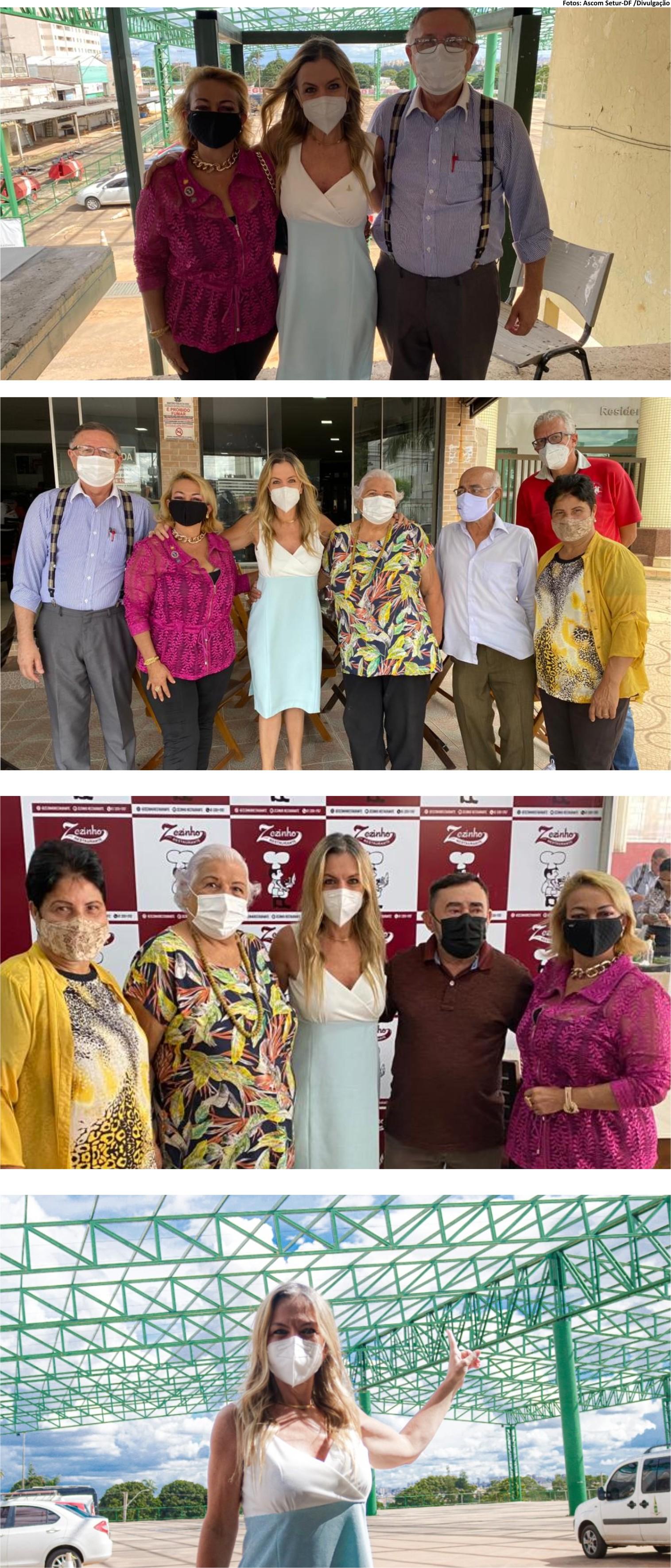 SECRETÁRIA DE TURISMO DO DF visita o Parque da Facita e conversa com empresários e lideranças da cidade. SECRETÁRIA DE TURISMO DO DF visita o Parque da Facita e conversa com empresários e lideranças da cidade.